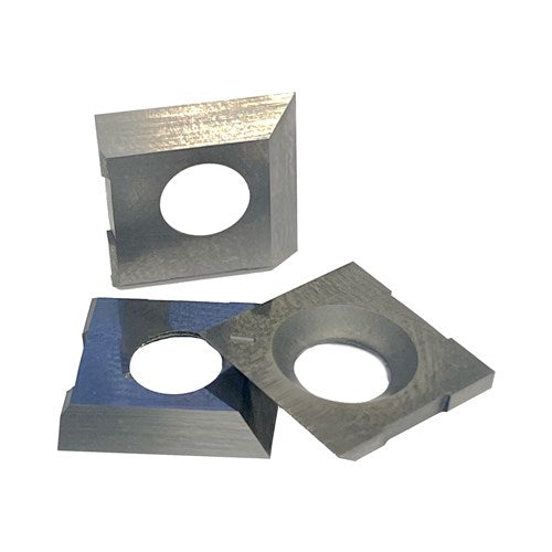 14.33x14.33x2mm - Straight Edge Premium Carbide Cutter Inserts (2 Edges) - Suit Carbatec, HAFCO, Hare & Forbes & Similar