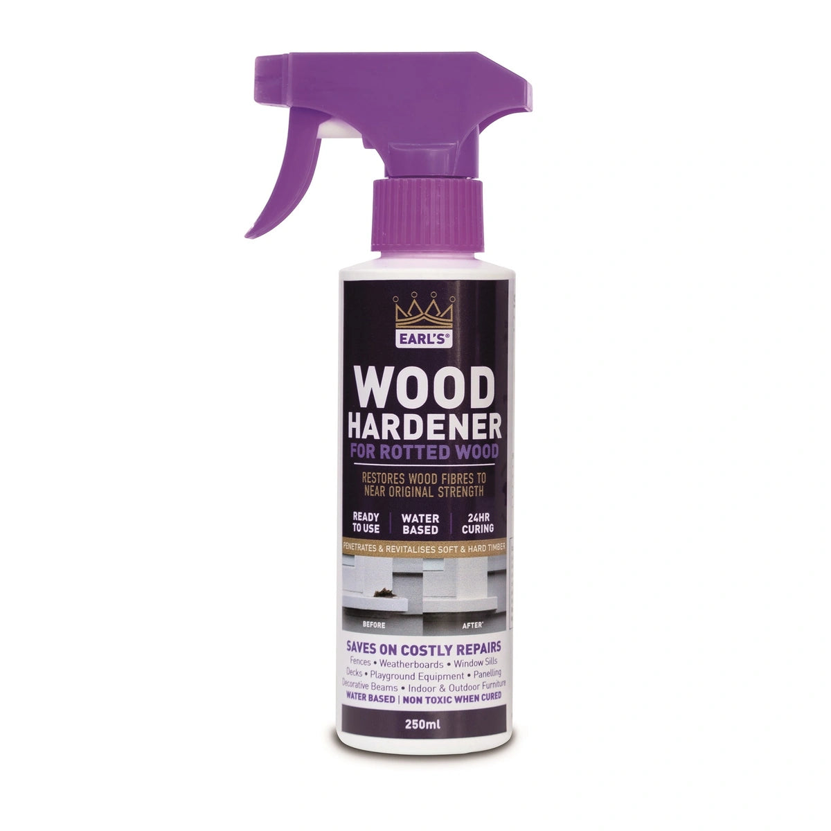 Earl's Wood Hardener Rotten Wood Repairer