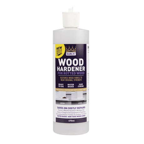 Earl's Wood Hardener Rotten Wood Repairer