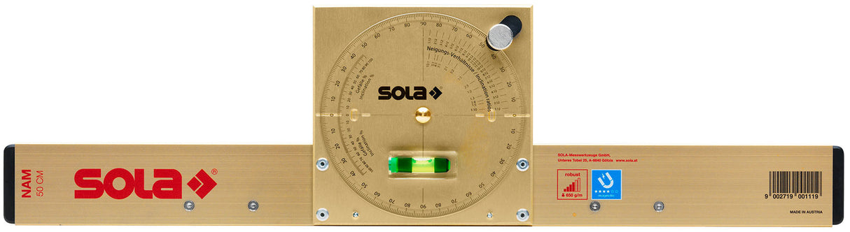 SOLA NAM Inclinometer Spirit Levels