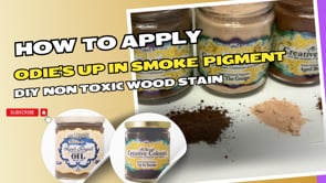 How to Apply Odie's Up In Smoke Pigment | DIY Non-Toxic Wood Stain