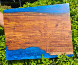 Black Wattle & Custom Blue Serving Board