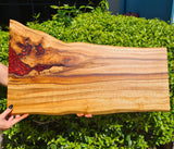 Camphor Laurel & Custom Red Serving Board