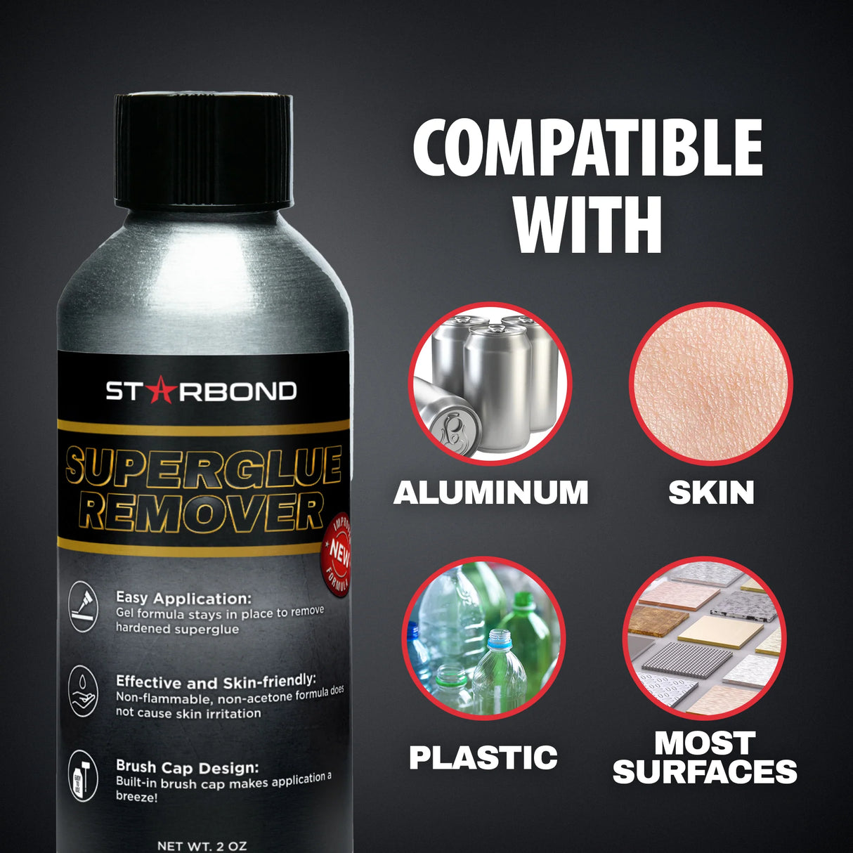 Starbond Super Glue Remover (CA Debonder) | 59ml/2oz