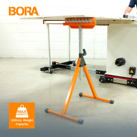 Bora A-Frame Tri-Function Pedestal Roller Stand