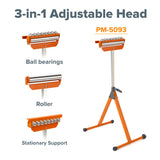Bora A-Frame Tri-Function Pedestal Roller Stand