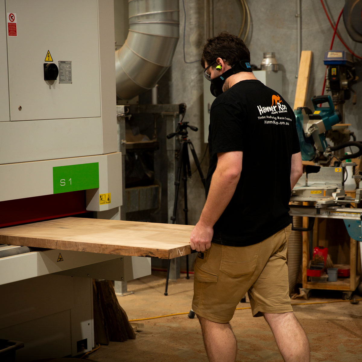Hammer Roo Workshop Service: Wide Belt Sander - hardwood