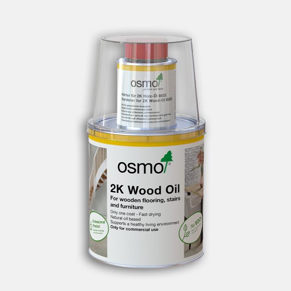 Osmo 2K Wood Oil Clear Matt 6100 (Rubio Monocoat Alternative)