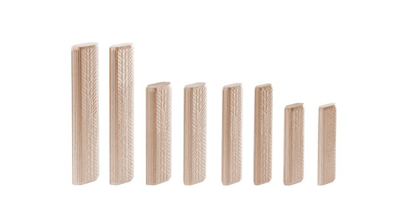 Beech Tenons 8mm x 80mm for DF 700 - 190 Pack - D8 x 80/190 BU