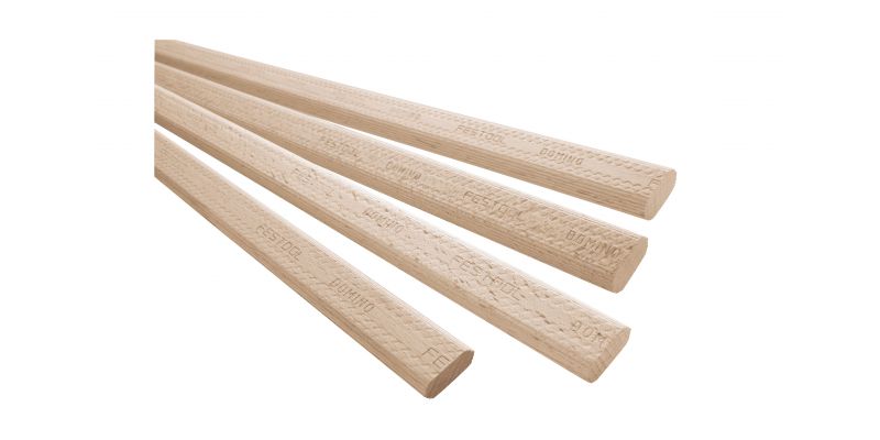 Beech Tenons 8 mm x 750 mm for DF 700 - 36 Pack  - D8 x 750/36 BU