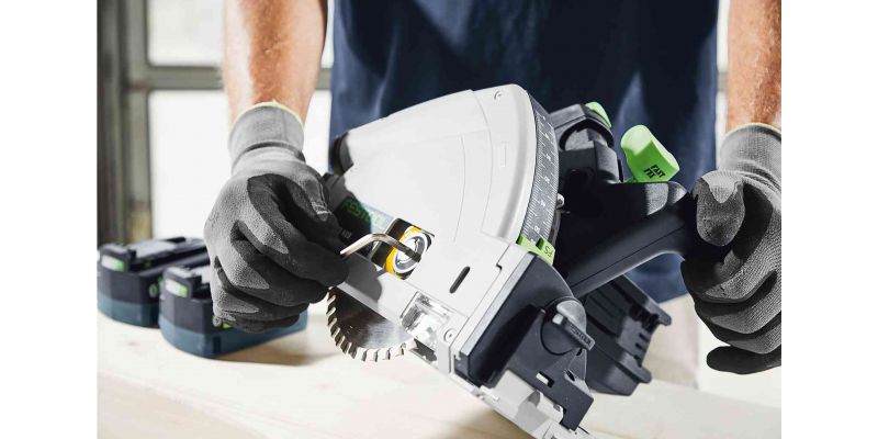 TSC 55K 18V 160mm Cordless Plunge Saw 5.2Ah XL Set in Systainer with 1400mm Rail - TSC 55KEBI-Plus/XL-FS