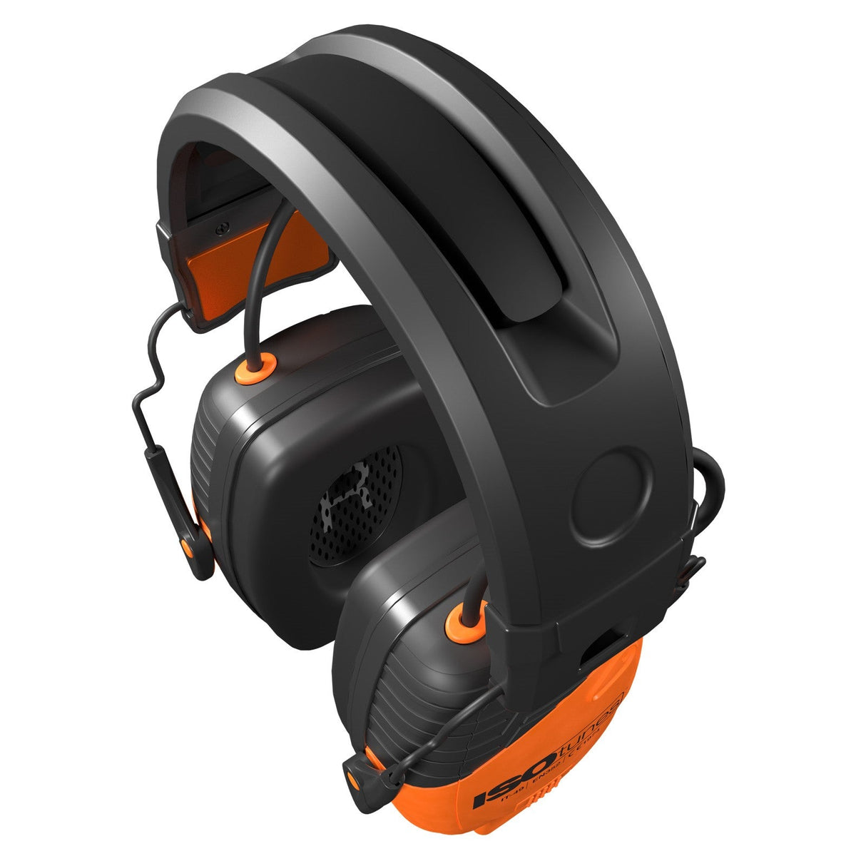 ISOtunes LINK 2.0 Earmuffs - Black/Orange