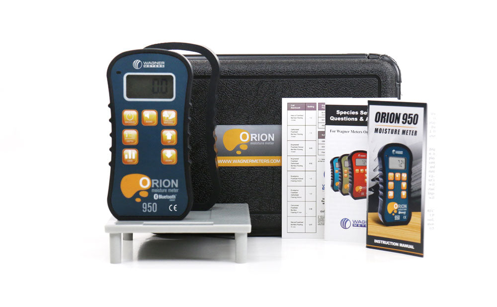 Wagner Orion 950 Smart Pinless Wood Moisture Meter with EMC Calculator Temperature RH Sensor