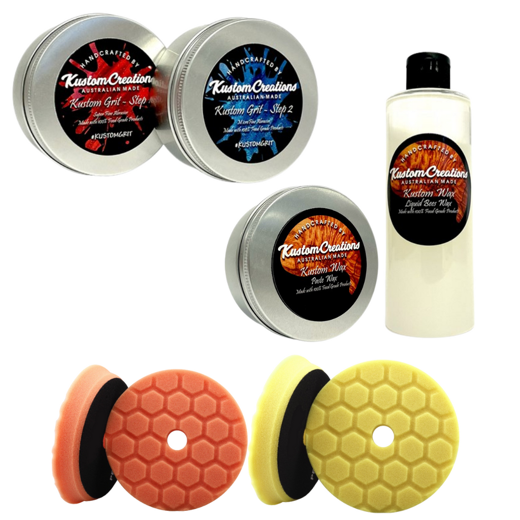 Resin Polish Kustom Grit Set - The Artist Warehouse