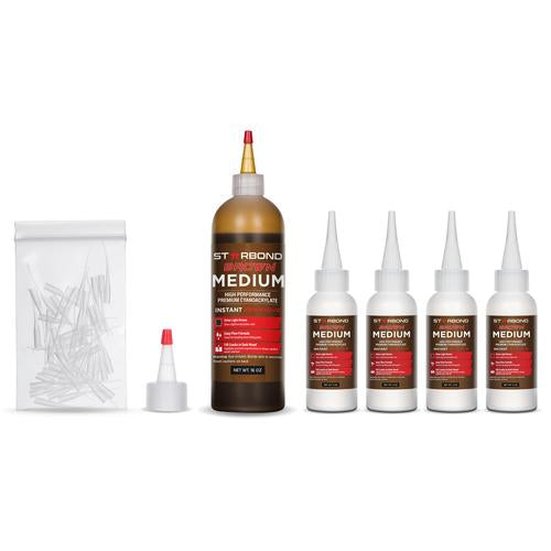 Brown Medium CA Glue 16oz BR-150