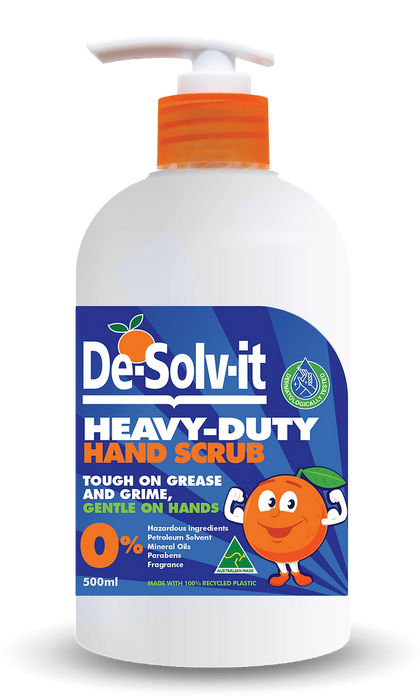 Heavy-Duty Hand Scrub 500mL Natural Citrus Base