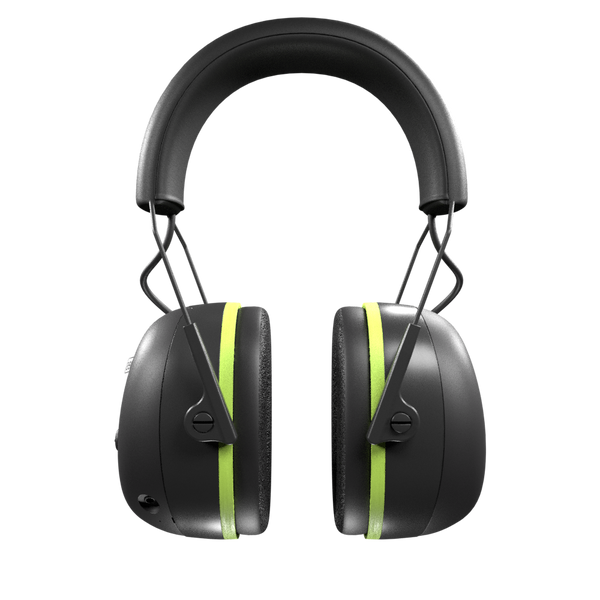 ISOtunes Air Defender Bluetooth Earmuffs - Black/Green