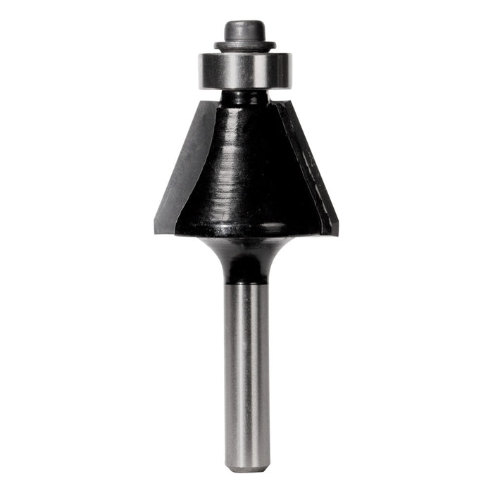 22.5° Chamfering Router Bits Carbitool- with Bearing 1/4" Shank
