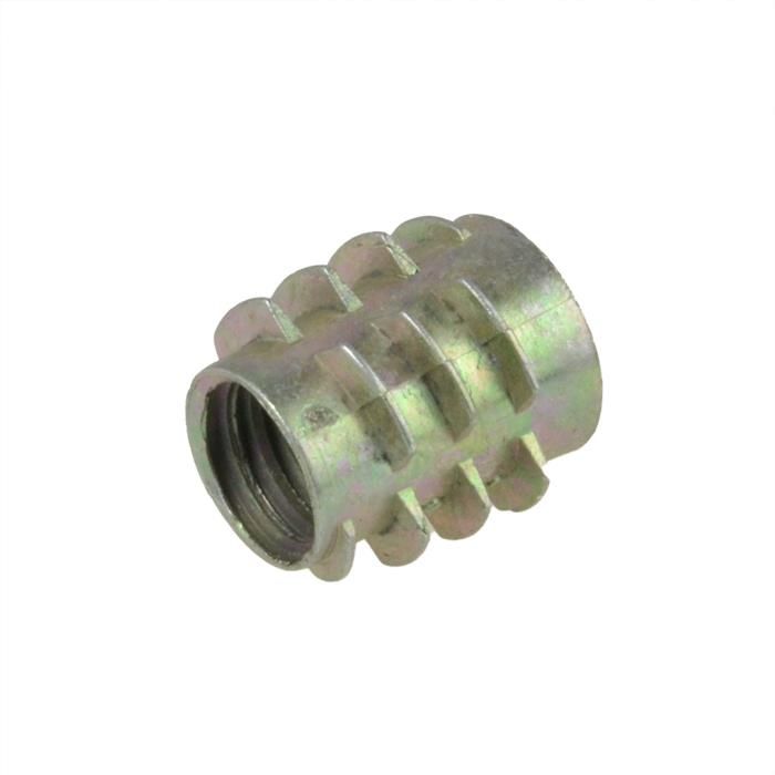 M8 x 28mm Threaded inserts for wood - High Quality Steel